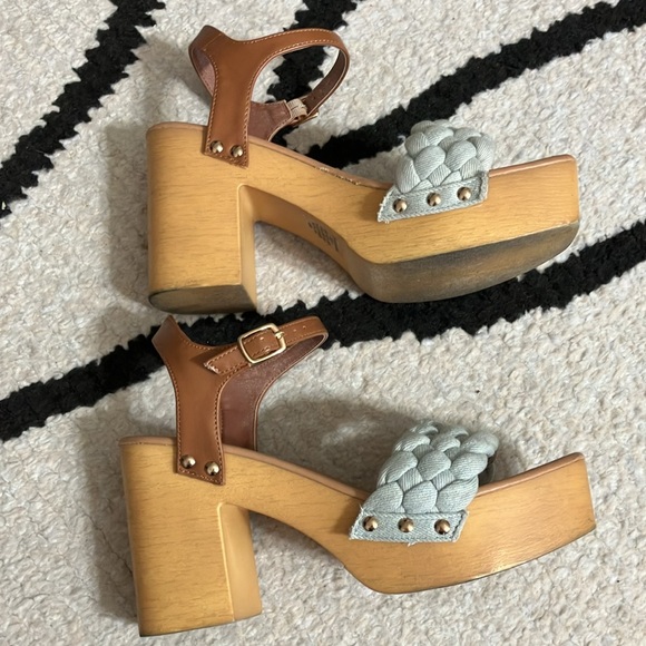 Platform Sandals Beige/Off-White Dani - Picture 3 of 5